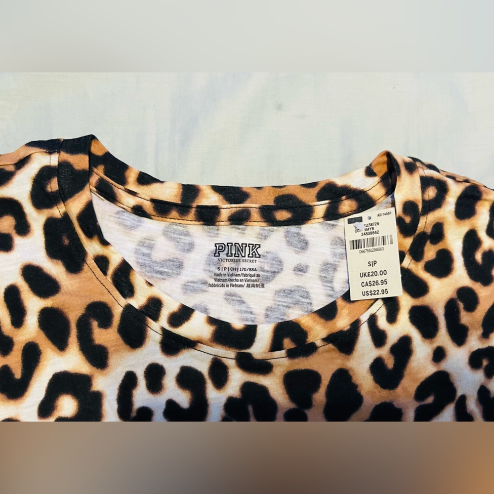 PINK Victoria's Secret Leopard Print Tee